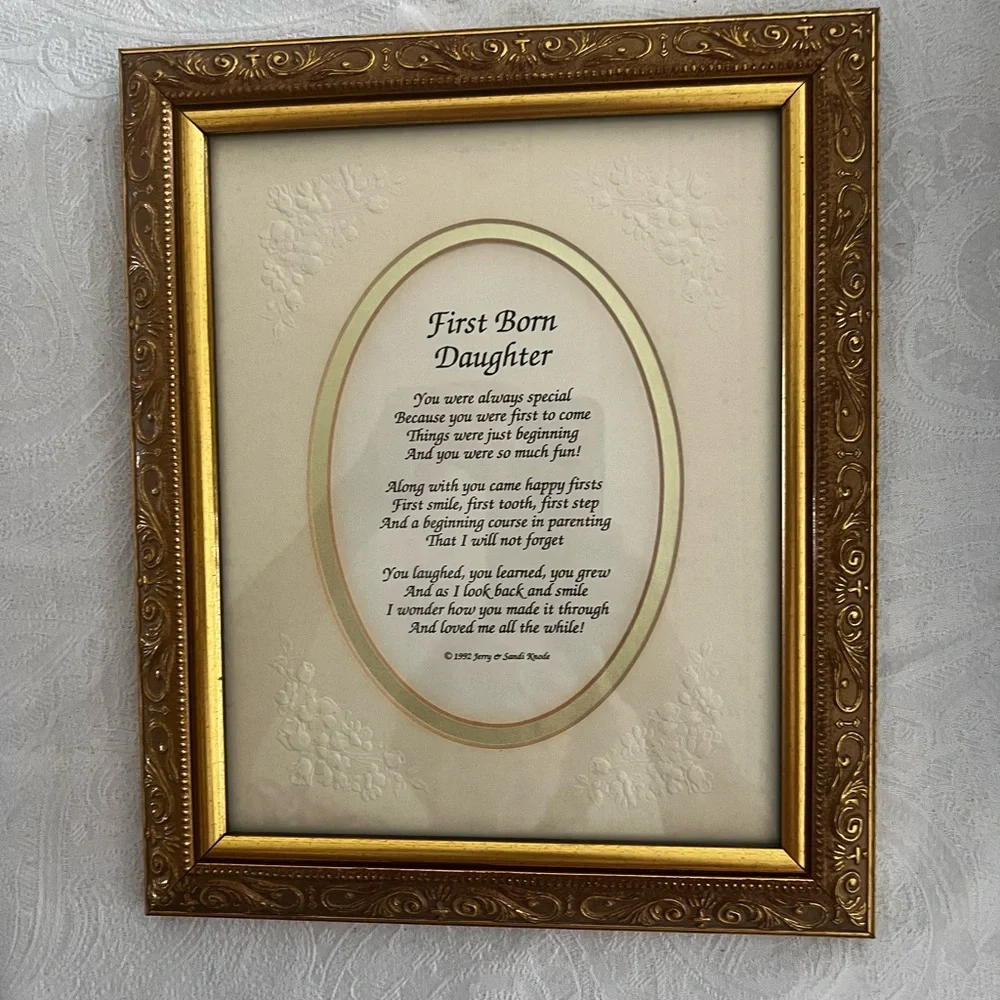 First Born Daughter Poem